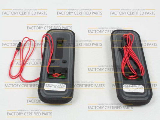 W10133603 Whirlpool Refrigerator Dispenser Actuator Pad Set-1