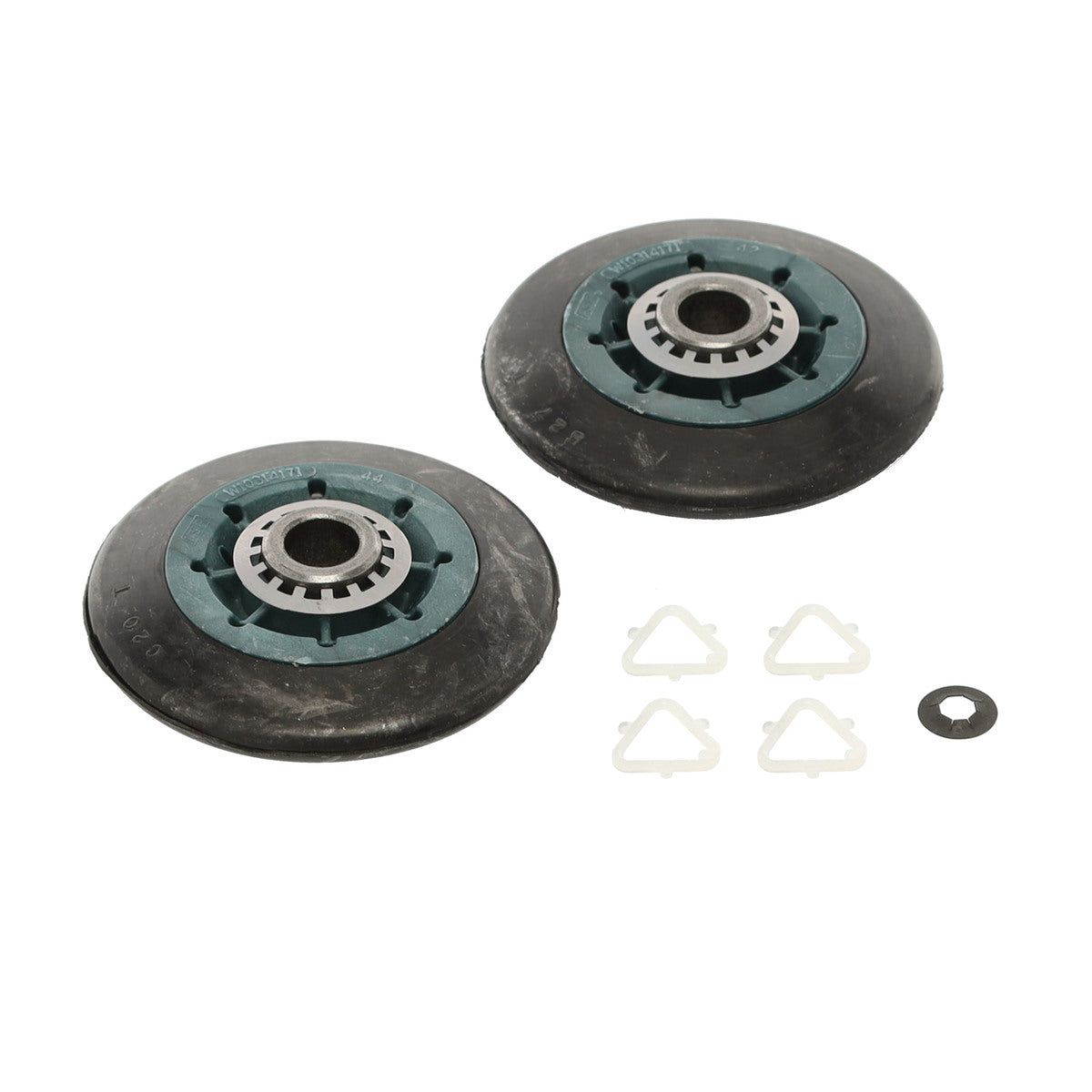 Whirlpool 349241T Dryer Rear Drum Rollers, Set of 2-1