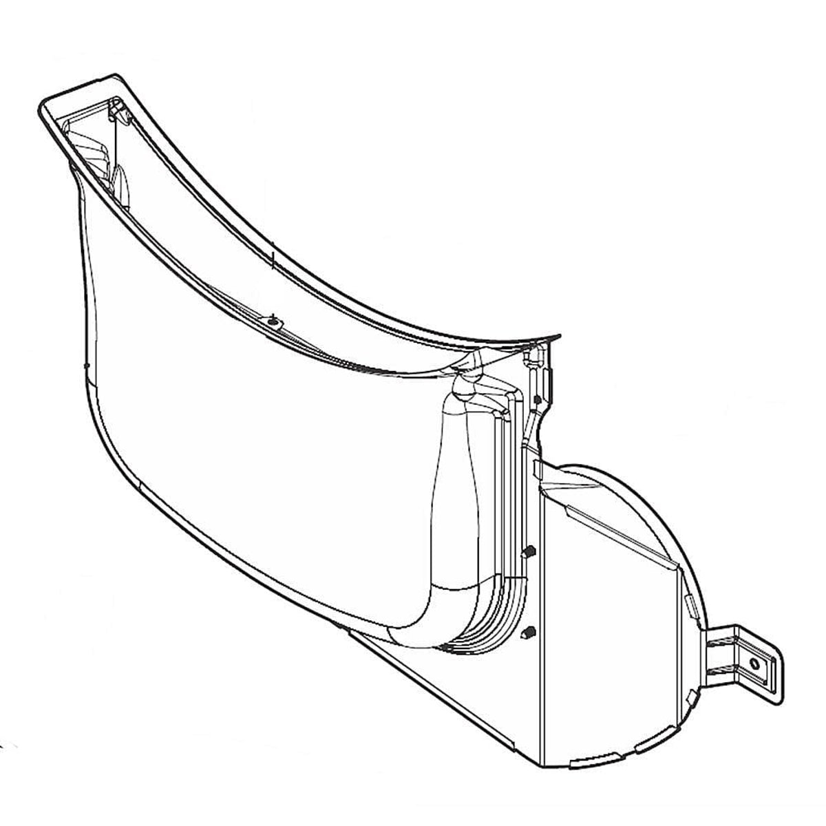 Frigidaire 5304521401 DUCT ASSEMBLY,AIR,W/FOAM TOP-1
