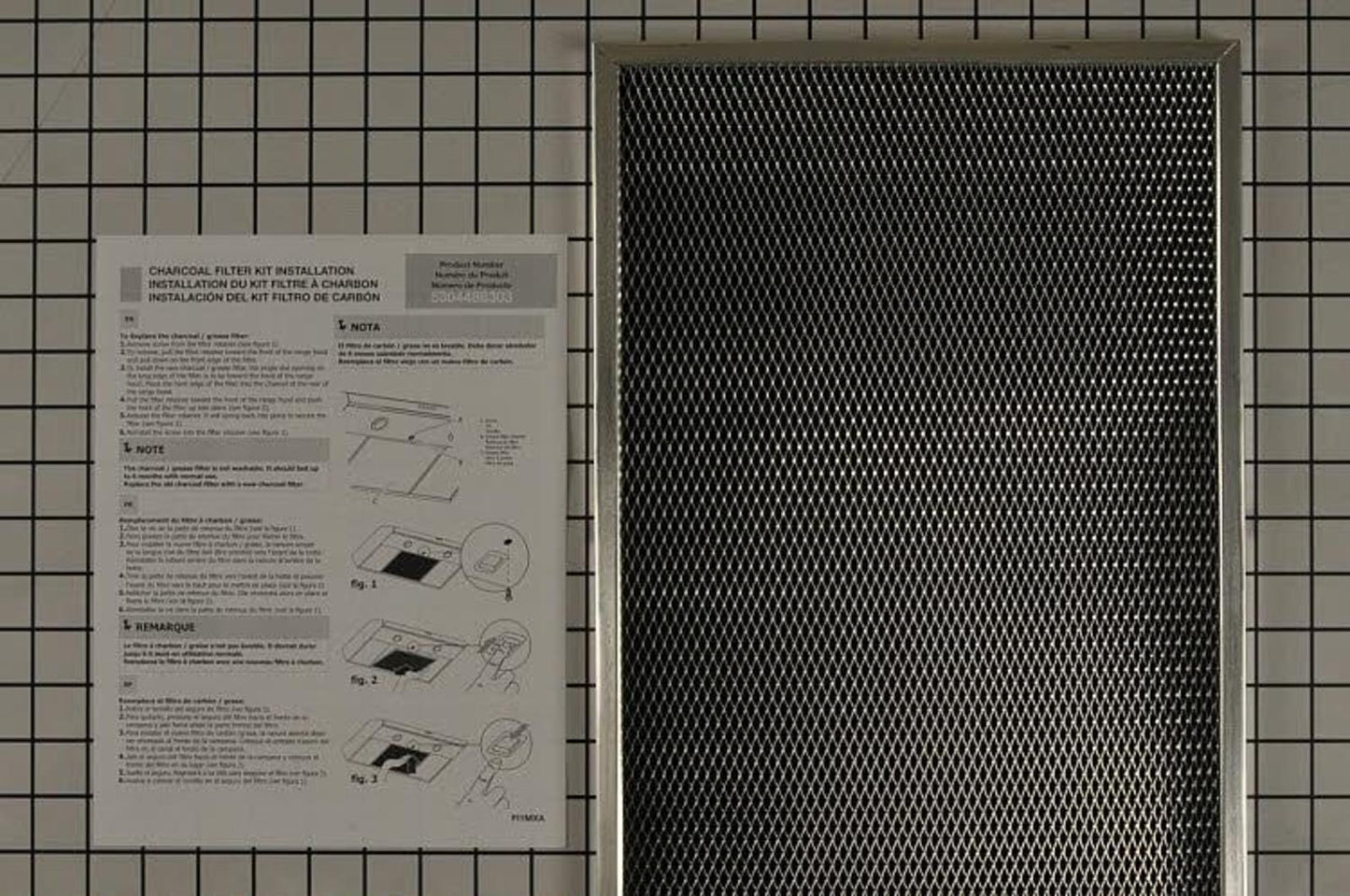 Frigidaire 5304486303 FILTER,AIR,CHARCOAL,RECIRCUL-1