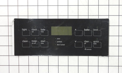 316419353 Frigidaire Range Clock Overlay, Black-1