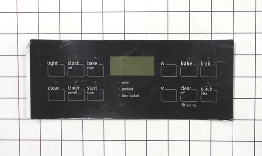 316419353 Frigidaire Range Clock Overlay, Black-1