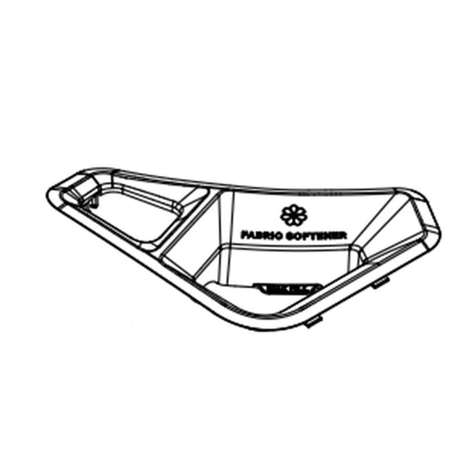 W11550898 Whirlpool Washer Dispenser Bezel-1