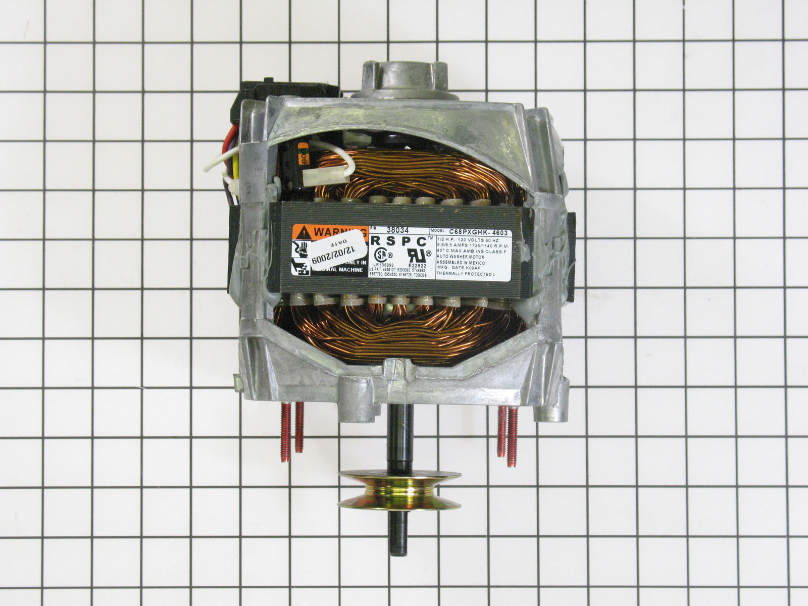 38034P Speed Queen Washer Motor, 37623 Two Speed-1