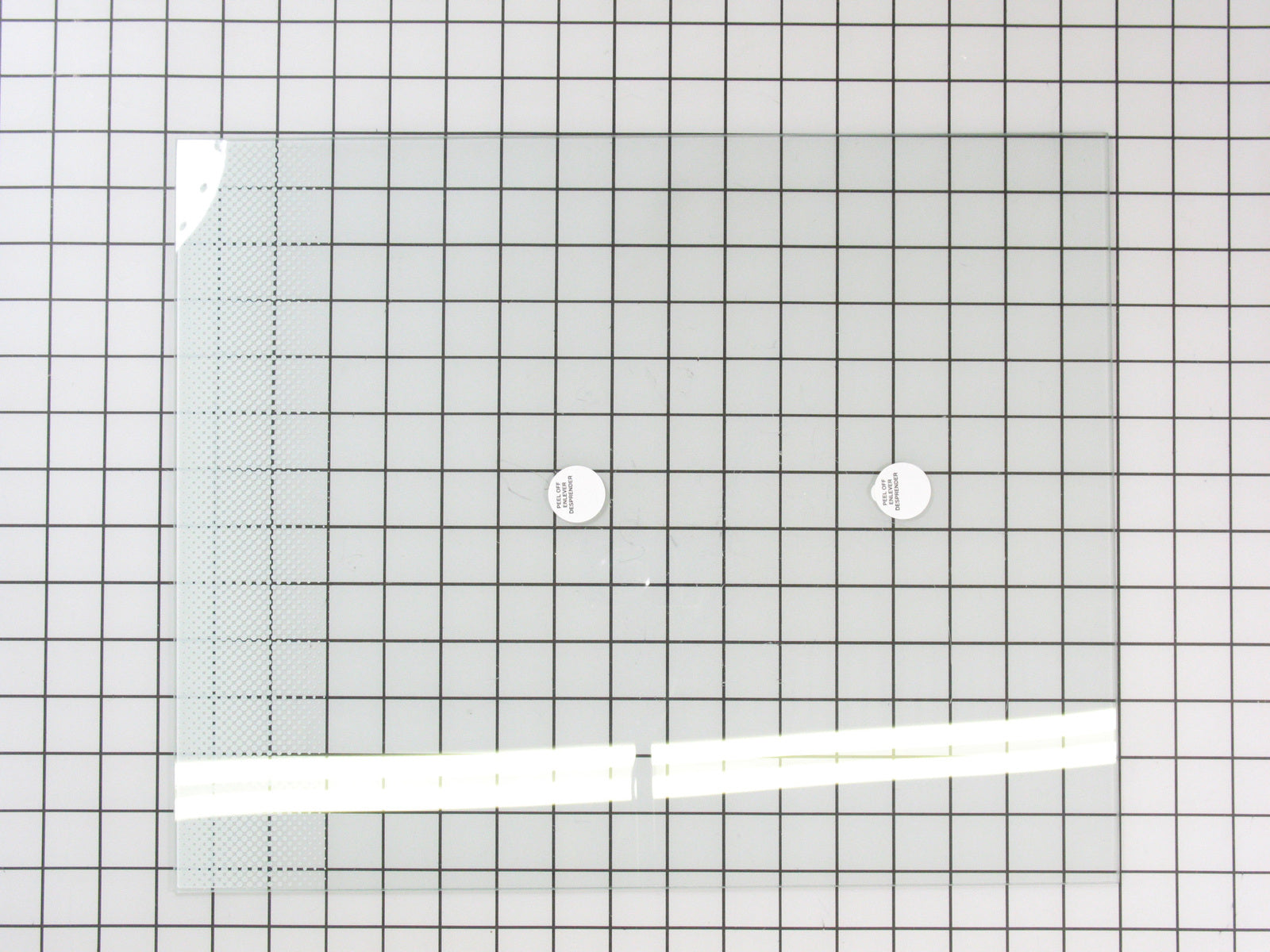 240350613 Frigidaire Refrigerator Pan Cover Glass Insert-1