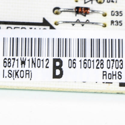 LG 6871W1N012B Oven Range Relay Control Board Part -2
