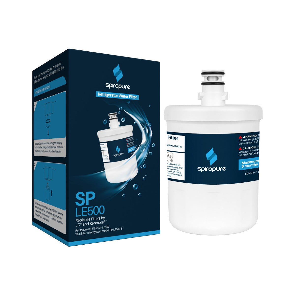 Replacement for LG - 5231JA2002A (LT500P) Refrigerator Water Filter