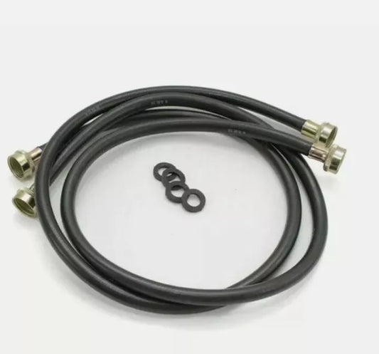 3808FFB2 Stainless Steel 3/8x8' Washer Inlet Hose -1