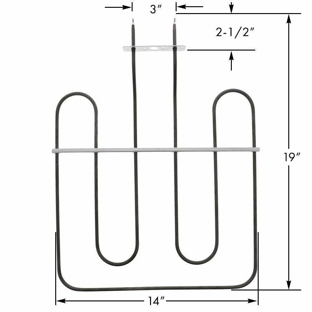 LG Oven Range Sheath Heater Part MEE62306504-2