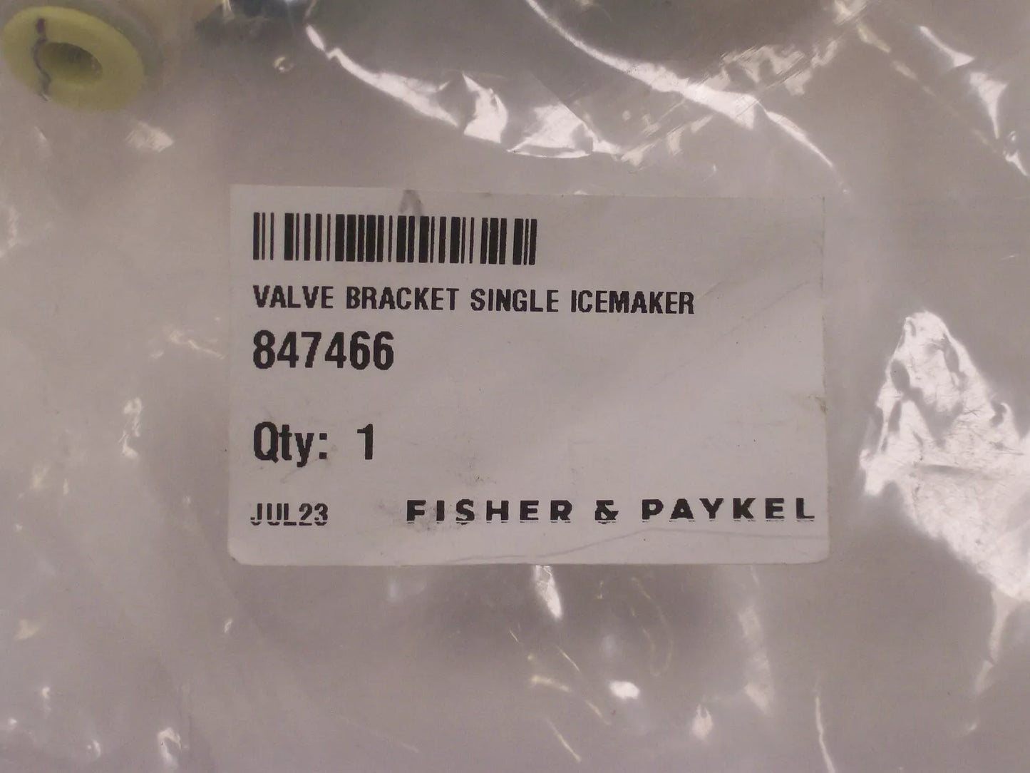 Fisher & Paykel 847466 Single Icemaker Valve Bracket Part -2