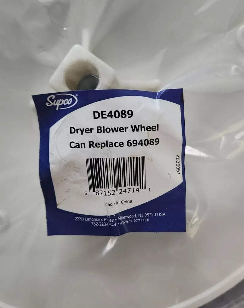 DE4089 Dryer Replacement Blower Wheel Part -1