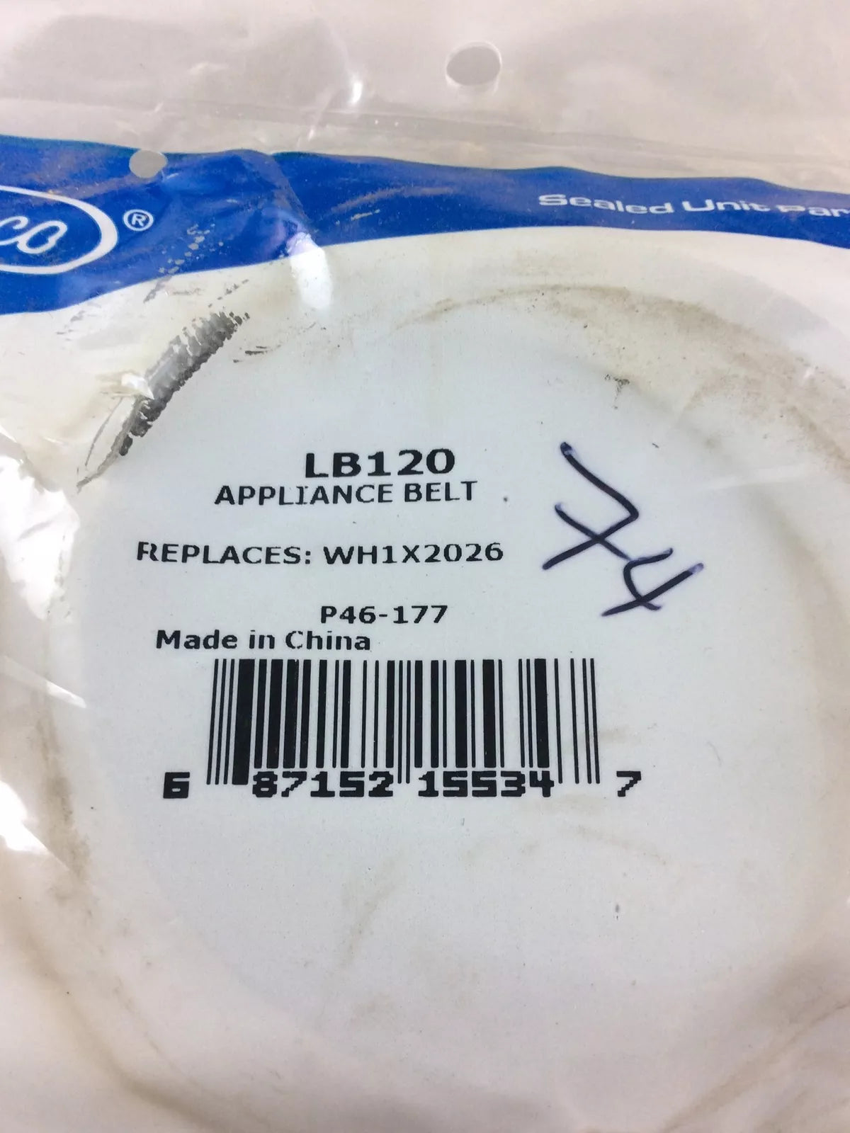 LB120 Washer Belt - Essential Laundry Machine Part -2