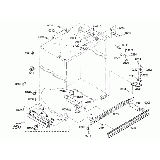 Bosch Refrigerator Part 00612613: Durable Screw -1