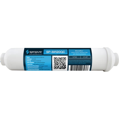 Generic SpiroPure SP-IM120QC Inline Alkaline Carbon Water Filter