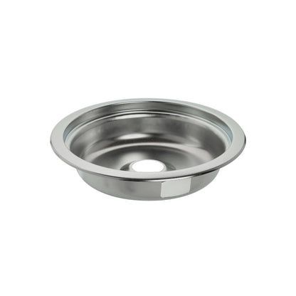 TJCRP8 Chrome Universal Drip Bowl for Oven Range, 8 inch -1