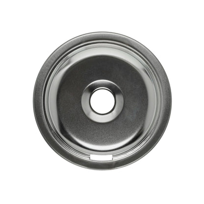 TJCRP8 Chrome Universal Drip Bowl for Oven Range, 8 inch -3