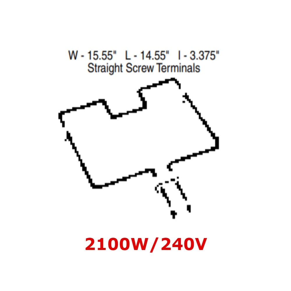 TJUB481 Bake Element Replacement for Frigidaire 2116331020 -2