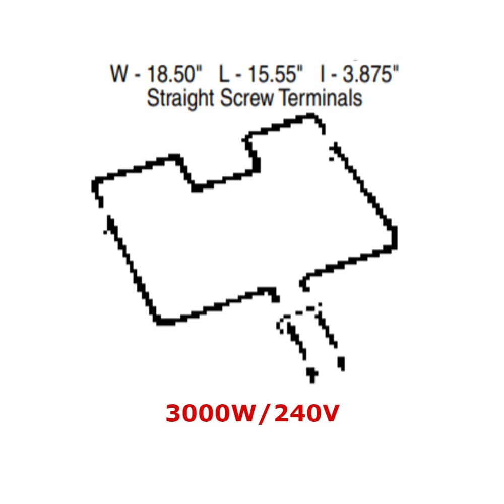 TJUB644 GE Oven Range Bake Element Replacement Part -2