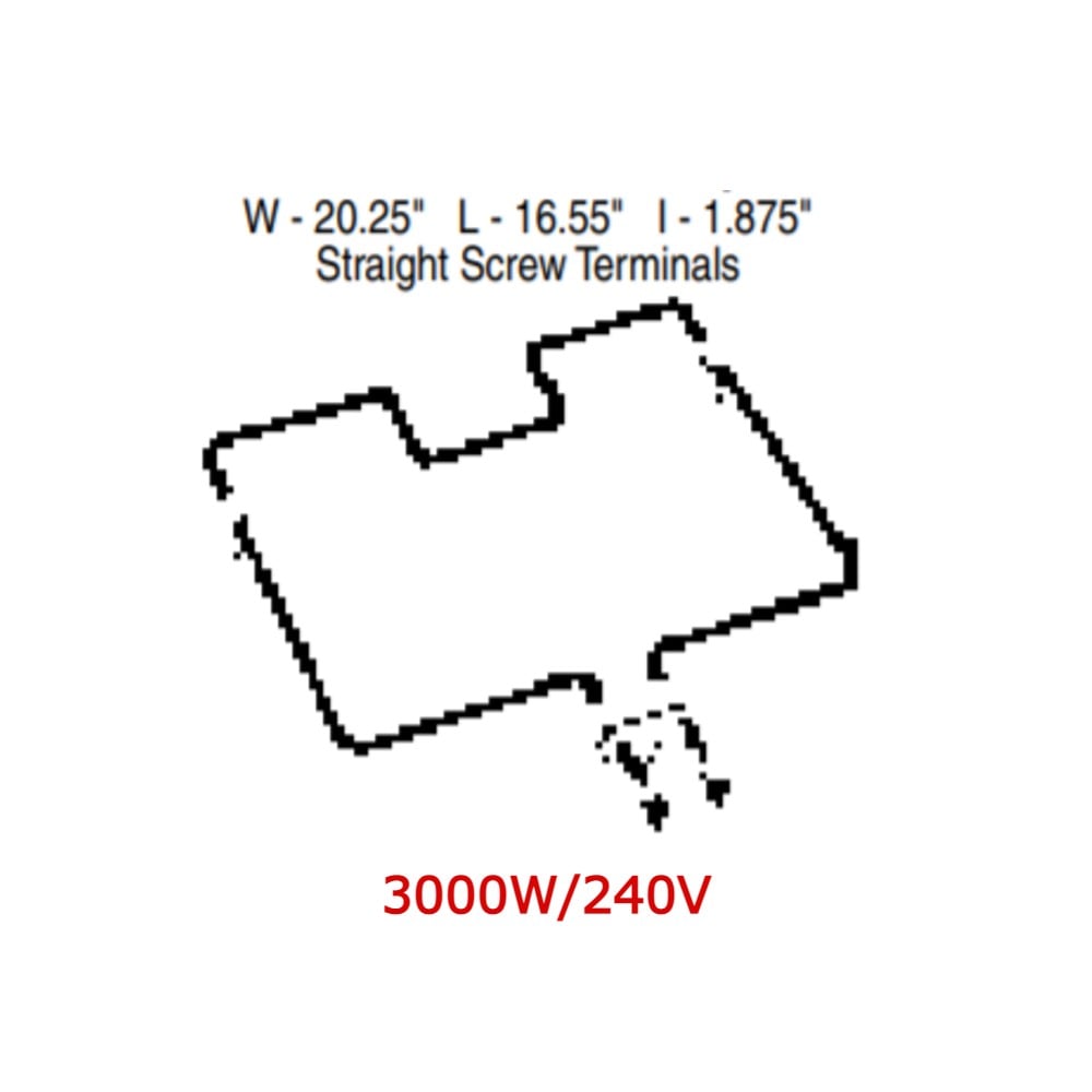 TJUB822 GE Oven Range Bake Element Replacement Part -2