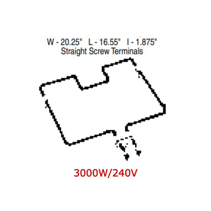 TJUB822 GE Oven Range Bake Element Replacement Part -2