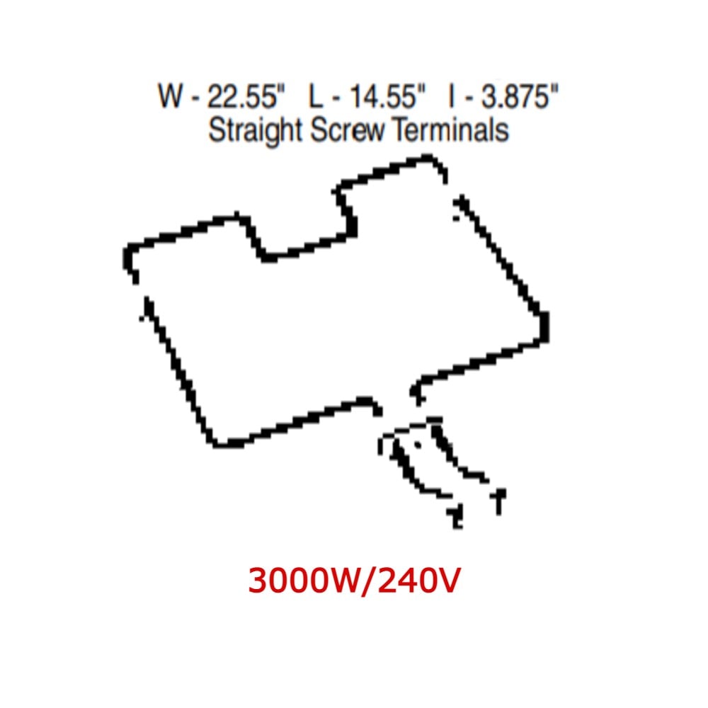 TJUB964 GE Oven Range Bake Element Replacement Part -2