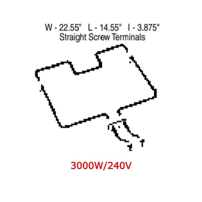 TJUB964 GE Oven Range Bake Element Replacement Part -2