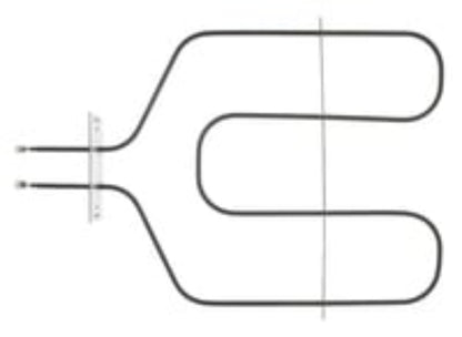 TJUT317 Broil Element for Frigidaire Oven Range -1
