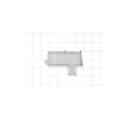 White Left Hand Door Shelf End Cap WG03L00278 for GE Fridge -2