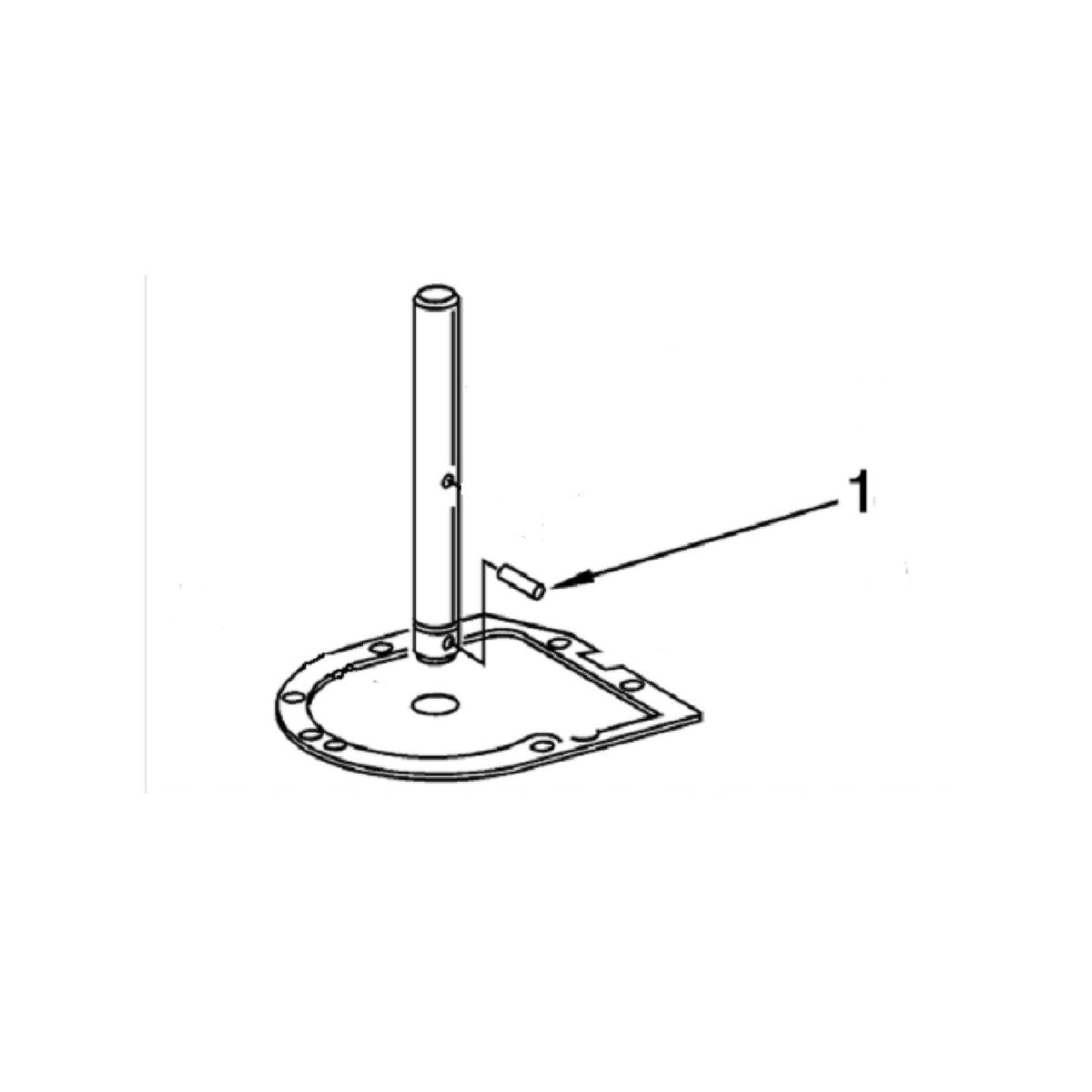 KitchenAid WP9705443 Groove Pin for Stand Mixer -2