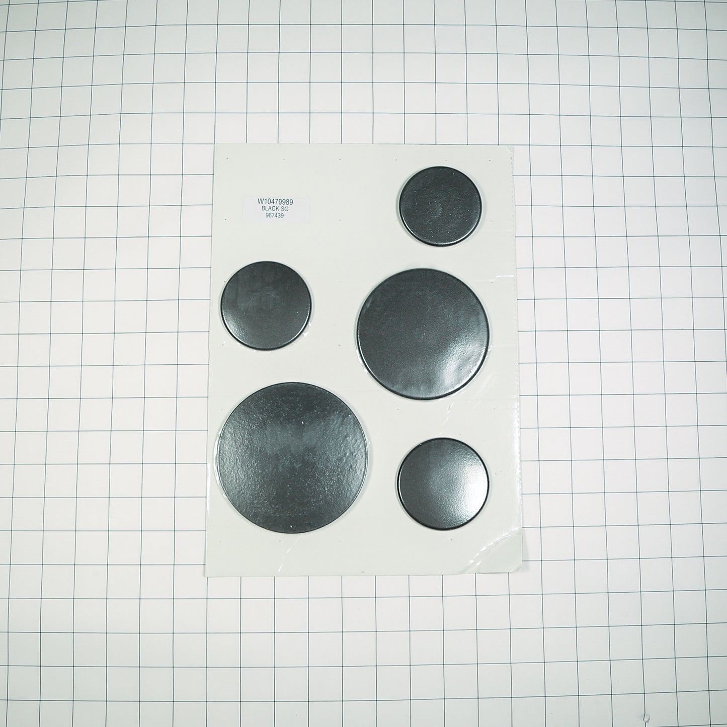 Whirlpool Cooktop Burner Cap Set, Part#: W10876582