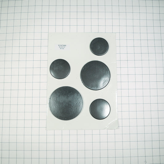 Whirlpool Cooktop Burner Cap Set, Part#: W10876582